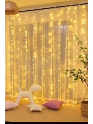 1x2 Metre Perde LED 200 Ledli Kumandalı