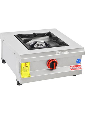 Himaksan Endüstriyel Doğalgazlı Set Üstü Sanayi Tip Tekli 1 Gözlü Ocak