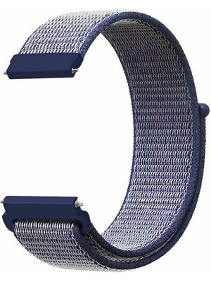 Markacase Huawei Watch Gt Uyumlu Dokuma Kordon Midnight Blue Gece Mavi