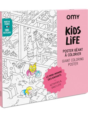 OMY Dev Boyama Posteri Kids Life