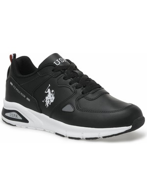 U.S. Polo Assn. US Polo Assn. Vance Unisex Siyah Cilt Günlük Spor Ayakkabı