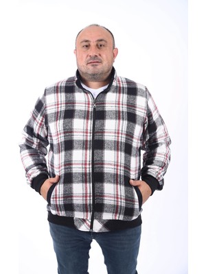 Starbattal Büyük Beden Dik Yaka Sweat Oduncu 22219-GRI