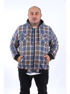 Starbattal Sweatshirt Oduncu Çıtçıtlı Cepli 22206-INDIGO