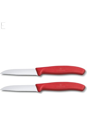 Victorinox Bıçak Seti Kırmızı 8 cm Novaev Özel