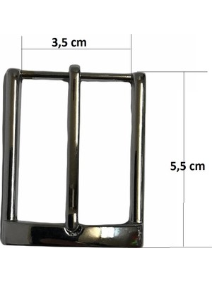 SRTfootcare Kemer Tokası 3,4 cm KT426 1 Adet (Leathercraft, Deri Hobi)