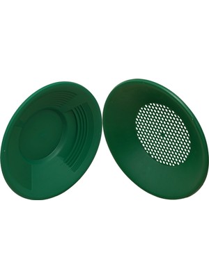 Silimo Pan Üstü Elek + Yeşil Gold Pan  Altın Arama Yıkama Kum Akarsu