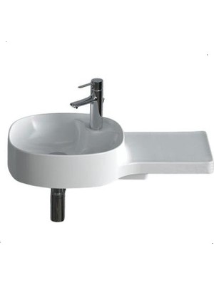 Turkuaz Seramik Turkuaz Cerastyle Harmony Etajerli Lavabo 32 x 65 cm