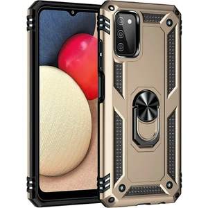 Kny Samsung Galaxy A03S Kılıf Ultra Korumalı Yüzüklü Manyetik Standlı Vega Kapak