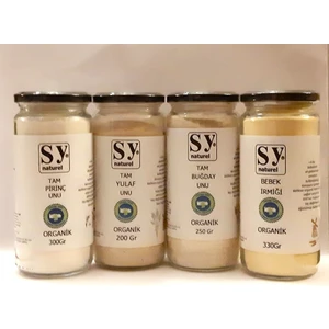 Sy Naturel Organik Sertifikalı Bebek Ek Gıda 4'lü Set +8AY
