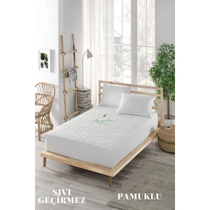 Sıvı Geçirmez Alez-Kapitoneli Fitted-Pamuklu-Çift Kişilik-Tek Kişilik-Bebek Alezi-Su-Yatak Koruyucu (60x120)