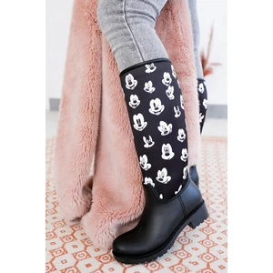 Sea & Blue Shoes Mickey Mouse Puantiye Baskılı  Kadın Yağmur Çizmesi