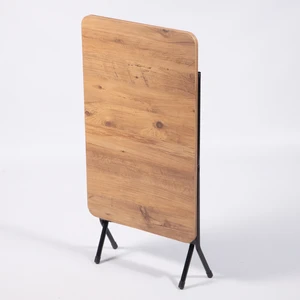 Güzelkan Madeni Eşya 50X80 Atlantik Çam Katlanır Masa Kırma Mutfak Masası 1124