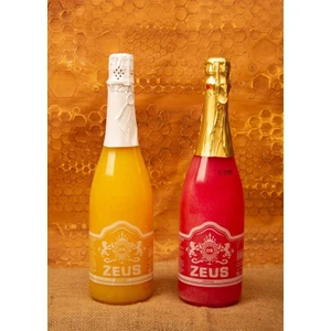Os Zeus Alkolsüz Simli İçeçek Çilek Aromalı + Muz Aromalı 750 ml 2'li