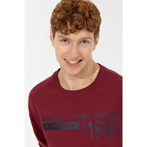 U.S. Polo Assn. Erkek Vişne Sweatshirt 50257196-VR223