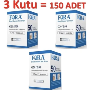 Fora G20 Şeker Stripi Çubuğu 3 Kutu  150 Adet
