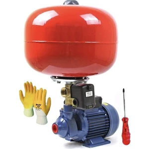 Schutzenger Bakır Sargı Qb DKM60 24 Lt Tank 1 Hp Santrifüj Otomatik Hidrofor Pompa Paket 0.75 Kw 35MT Dike Atar Sc-Dkm