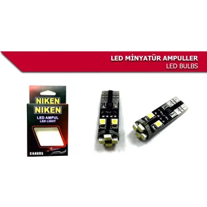 LED Ampul T10 Canbus Park Ledi 8 Ledli