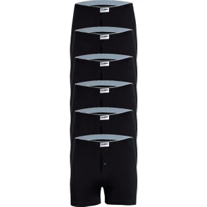 6'lı Erkek Havlubel Düğmeli Penye Boxer