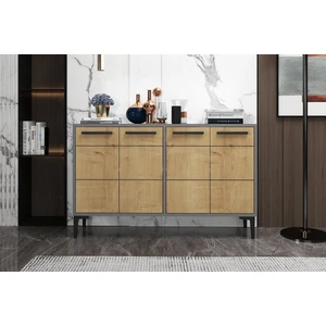 Marden Konsol Tv Sehpası Tv Ünitesi Antrasit Gri