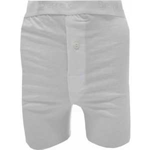 1059 Erkek Likralı Düğmeli 3 Lü Boxer