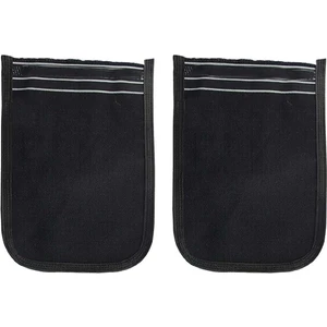 2 Adet Osmanlı Kalın Siyah Banyo Hamam Kesesi 25x17 Cm