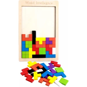 Les Doyen Montessori Ahşap Tetris & Blok Puzzle Zeka Oyuncağı Seti