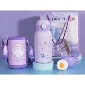 Frozen Elsa Temalı Termos Matara Seti (Yurt Dışından)