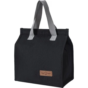 Yalıtımlı Bento Çanta Öğle Yemeği Çantası Su Geçirmez Öğle Yemeği Çantası Ağır Hizmet Cırt Cırt Kapatma (Yurt Dışından)