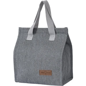 Yalıtımlı Bento Çanta Öğle Yemeği Çantası Su Geçirmez Öğle Yemeği Çantası Ağır Hizmet Cırt Cırt Kapatma (Yurt Dışından)