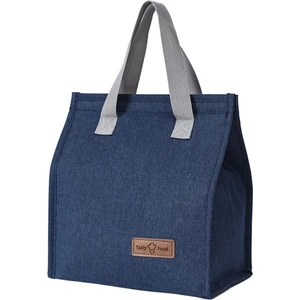 Yalıtımlı Bento Çanta Öğle Yemeği Çantası Su Geçirmez Öğle Yemeği Çantası Ağır Hizmet Cırt Cırt Kapatma (Yurt Dışından)