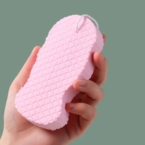 Yumuşak Sünger Vücut Scrubber Banyo Peeling Ovma Sünger Duş Vücut Cilt Temizleyici (Yurt Dışından)