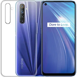 Realme 6 Kılıf Lüx Şeffaf Silikon - Şeffaf