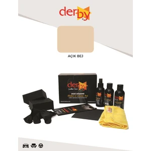 Deri Döşeme ve Direksiyon Boyama ve Yenileme Seti - 3'lü Set