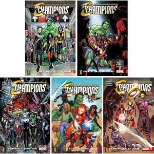 Marvel Champions 1-2-3-4-5. Ciltler Set