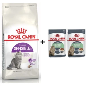 Royal Canin Sensible 33 Kuru Kedi Maması 4 kg + 2 Adet Yaş Mama Hediye