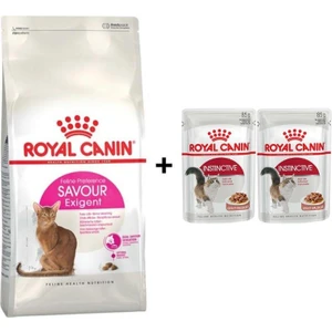 Royal Canin Savour Exigent  Kuru Kedi Maması 2 kg + 2 Adet Yaş Mama Hediye