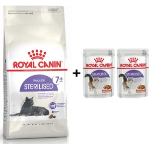 Royal Canin +7 Yaş Üzeri Kısırlaştırılmış Kedi Maması 3,5 kg + 2 Adet Yaş Mama Hediye