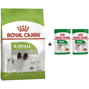 Royal Canin Adult x Small Köpek Maması 1,5 kg + 2 Adet Yaş Mama Hediye