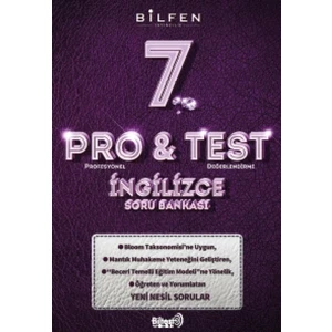 Bilfen Yayınları 7. Sınıf Pro&Test Ingilizce Soru Bankası