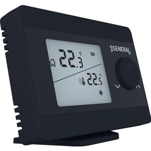 HT250 RF Kablosuz Dijital Oda Termostatı - Siyah