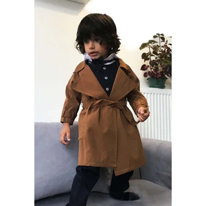 Shecco Babba Erkek Çocuk Trençkot Kemerli 1-8 Yaş Varyantlı