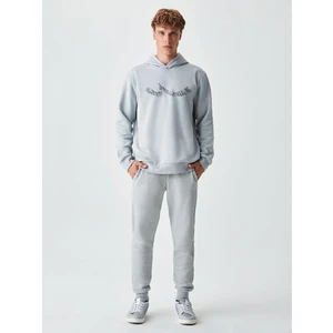 Ltb Rıgoma Kapüşonlu Logo Sweatshirt Gri
