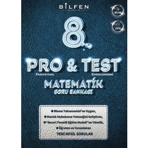 Bilfen Yayınları 8. Sınıf Pro&Test Matematik Soru Bankası