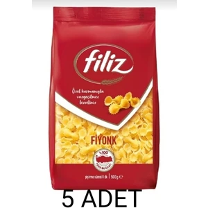 5 Adet Filiz Makarna Fiyonk 500 gr