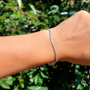 Agora Silver 925 Ayar Gümüş Italyan Balık Sırtı Gümüş Bileklik AGR1006-B