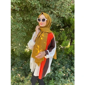 Ipekyolu Eşarp Siyane Scarf Kendinden Kırışık Kumaş Tek Renk Jazz Şal