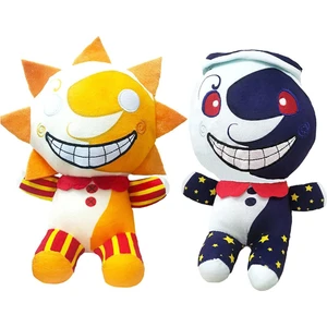 2’li Set Ithal Ürün Five Nights At Freddy's Fnaf Sundrop & Moondrop Figür Peluş Oyuncak