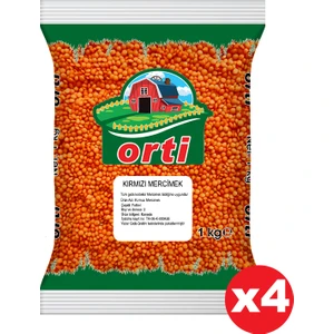 Kırmızı Mercimek 4 x 1 kg