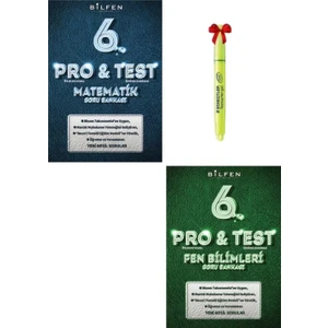 Bilfen Yayınları 6. Sınıf Protest Matematik Fen Bilimleri Soru Bankası