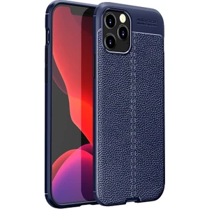 Kny Apple Iphone 12 Pro Max Kılıf Deri Desenli Lux Niss Silikon